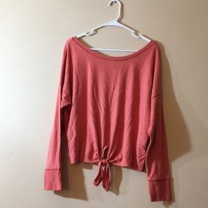 NWOT Abercrombie & Fitch Tie Front Sweater